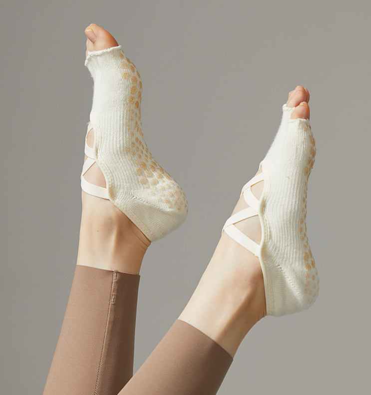 Ballet Anti-Slip Grip Socks (Dual Cross)
