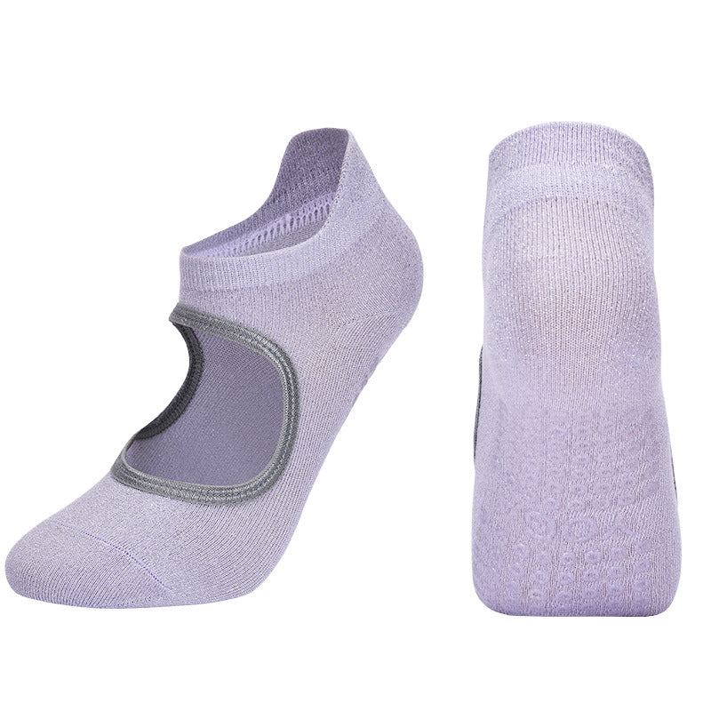 Ballet Anti-Slip Grip Socks (Silver Blend)