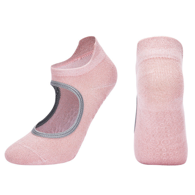 Ballet Anti-Slip Grip Socks (Silver Blend)