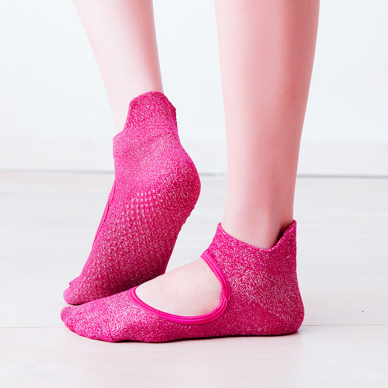 Ballet Anti-Slip Grip Socks (Silver Blend)