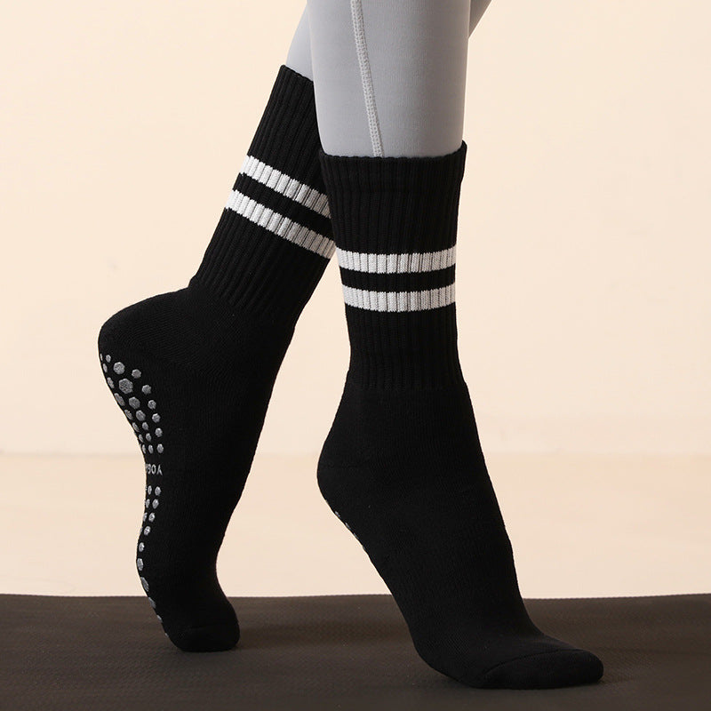 Crew Anti-Slip Grip Socks (Ribbed Calf)