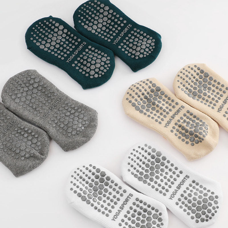Crew Anti-Slip Grip Socks (Multi-Striped)