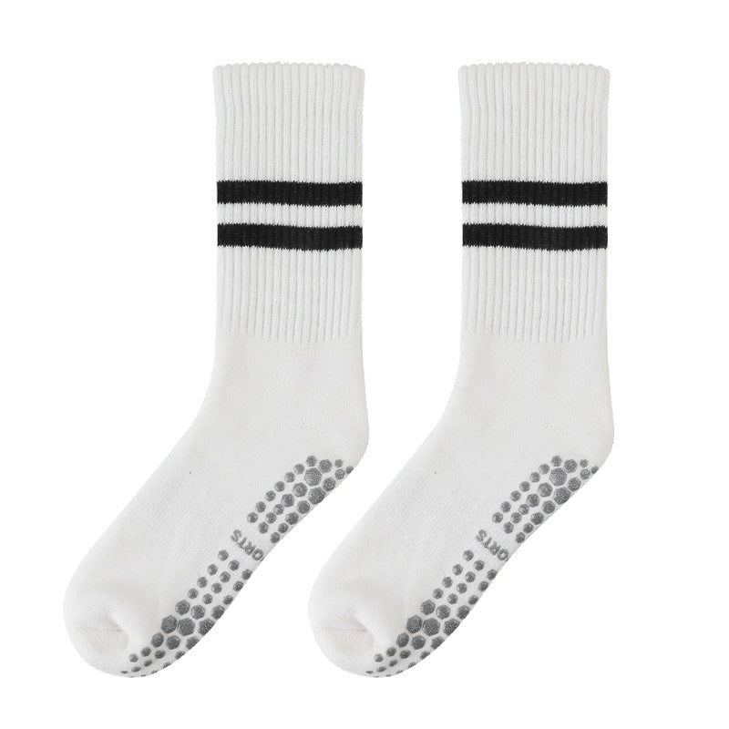 Crew Anti-Slip Grip Socks (Ribbed Calf)