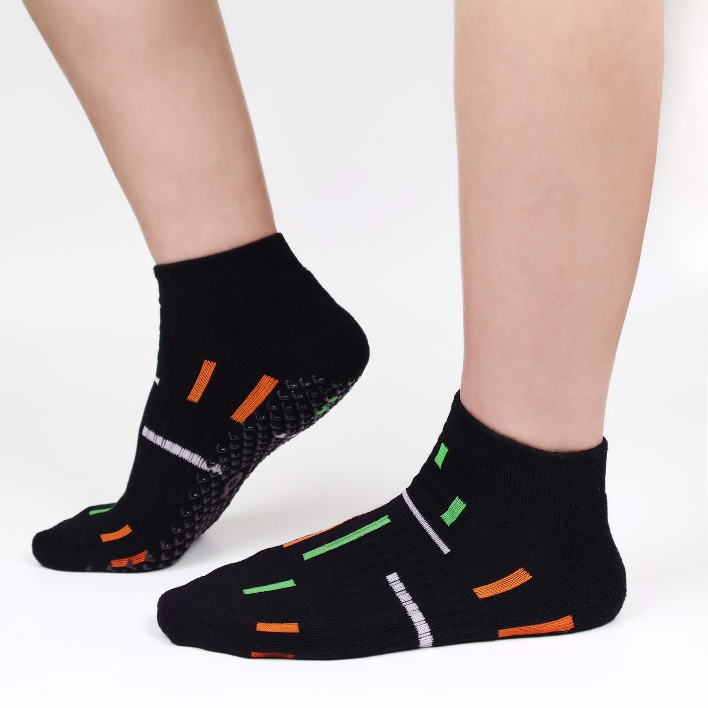 Unisex Non Slip Fitness Grip Socks-Power
