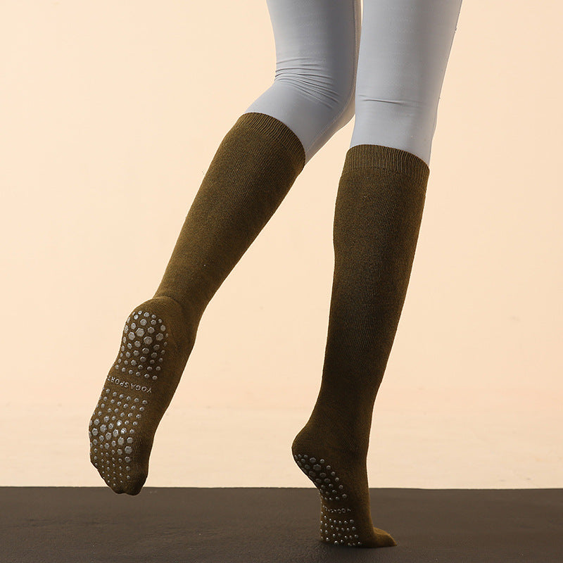 Long Tube Anti-Slip Grip Socks (Full Terry)