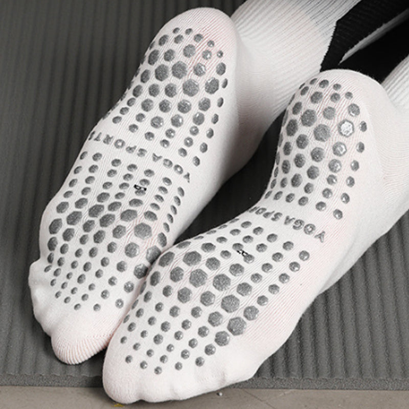 Fashion Yoga Sports Socks With Environmental Grip Sole