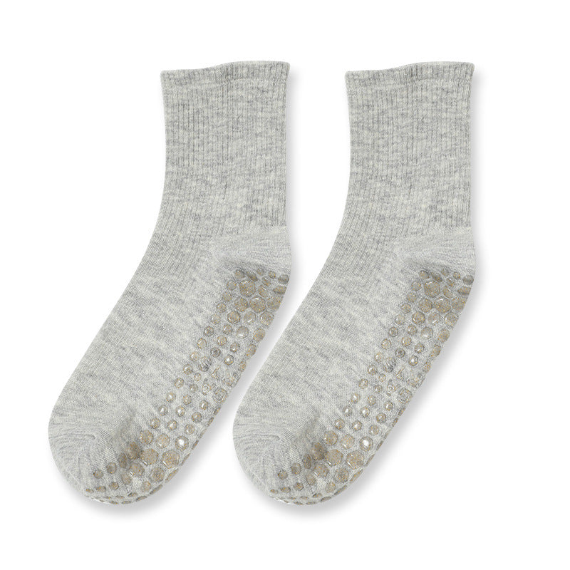 Crew Yoga Sports Socks With Environmental Grip Sole