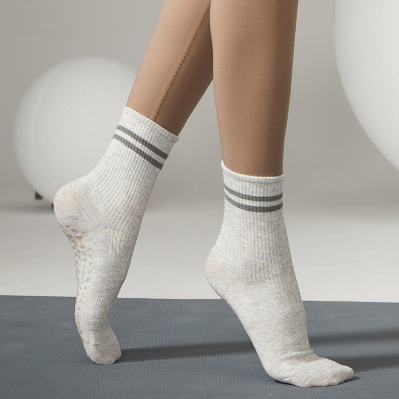 Fitness Grip Socks Grey