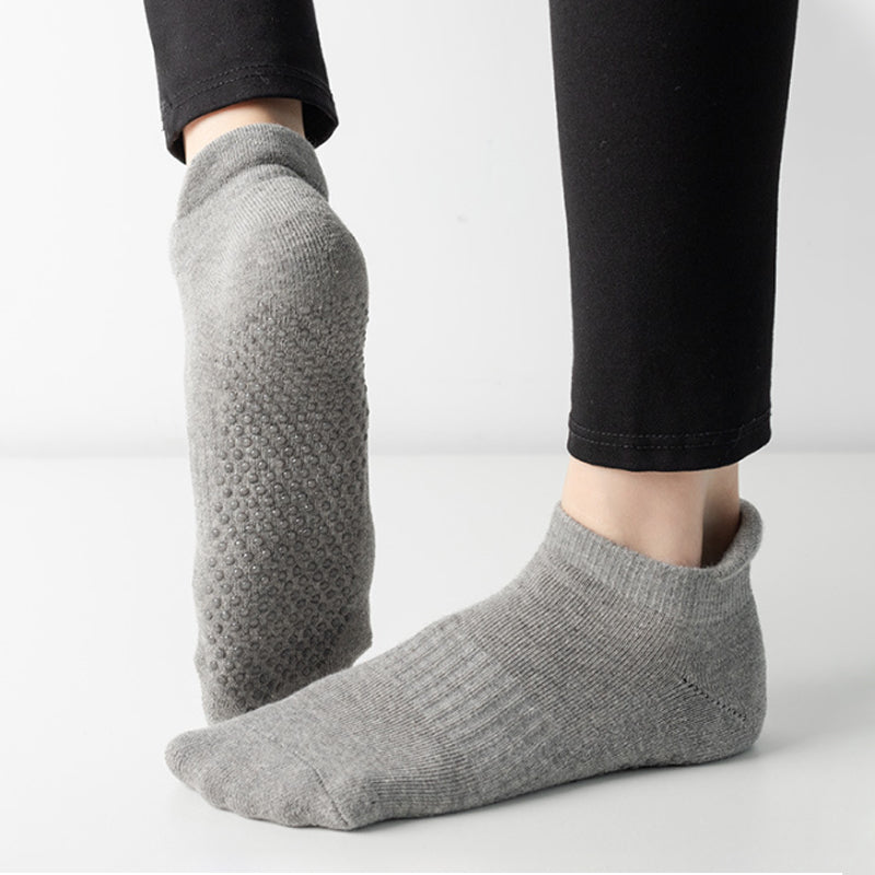 Full Toe Grip Socks Grey
