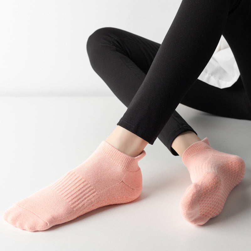 Full Toe Grip Socks Pink