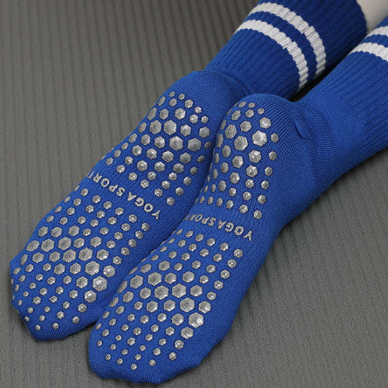 Crew Full Toe Yoga Sports Socks With Environmental Grip Sole