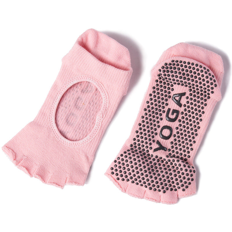 Non Slip Yoga Sports Socks Pink