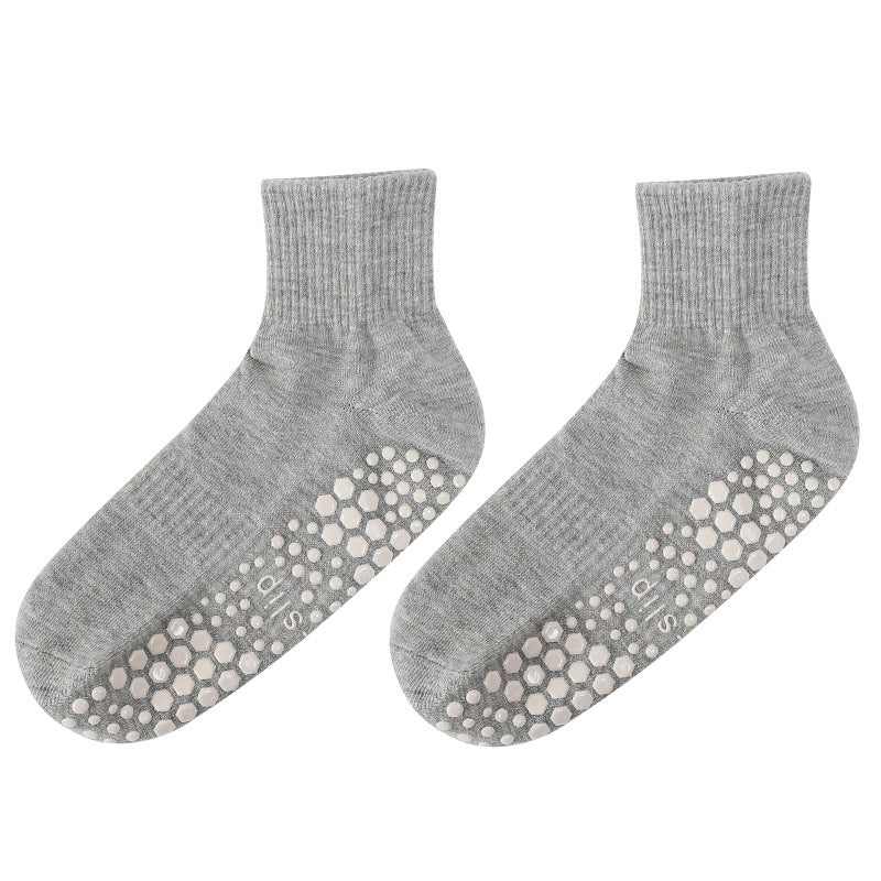 Ankle Pilates Grip Socks Grey